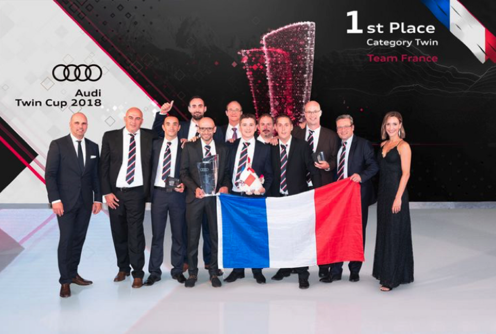 Audi Twin Cup 2018: Weltmeisterpokal geht an Frankreich