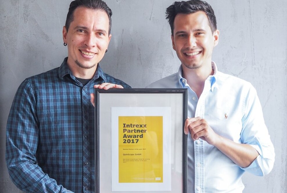 QuinScape erneut Intrexx- Partner des Jahres