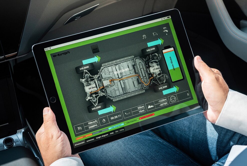 Energiewende: Audi e-tron-Prototyp im Rekuperationstest