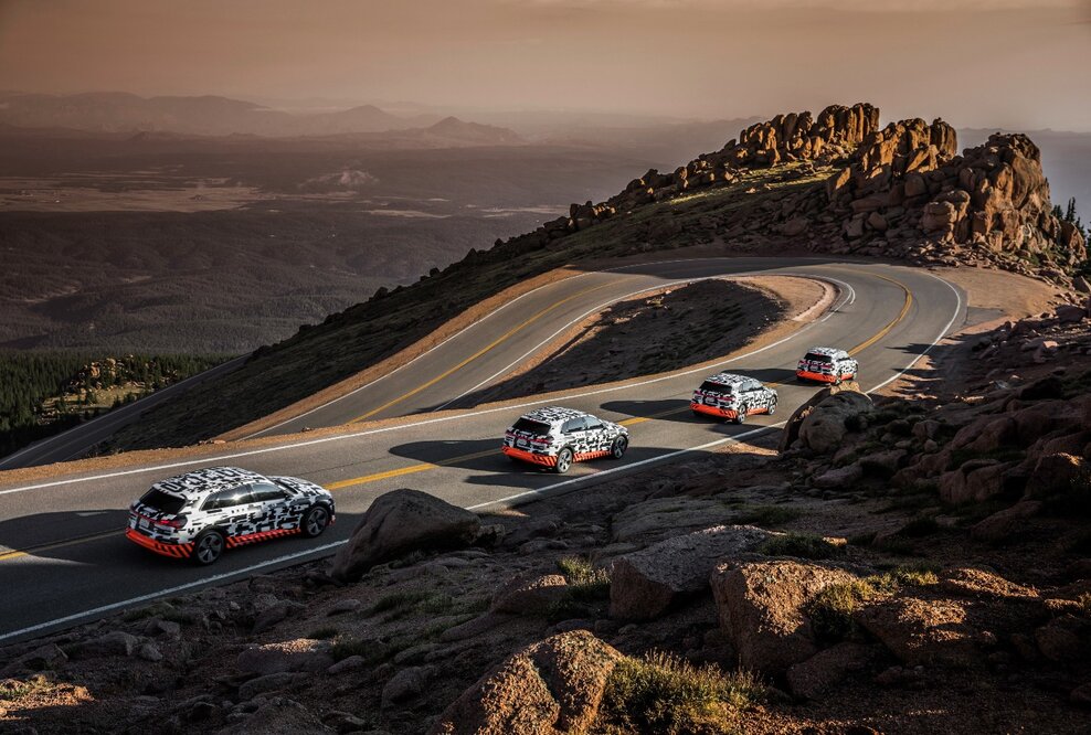 Energiewende: Audi e-tron-Prototyp im Rekuperationstest