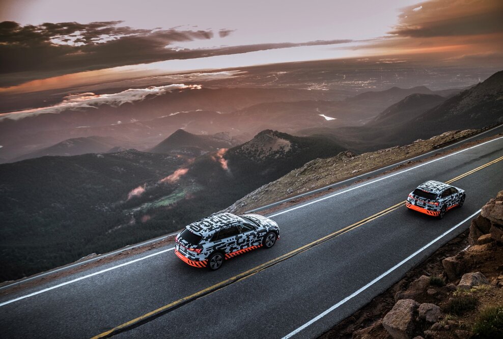 Energiewende: Audi e-tron-Prototyp im Rekuperationstest