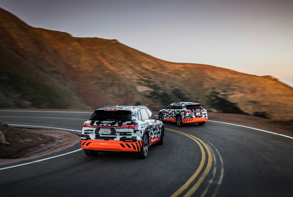 Energiewende: Audi e-tron-Prototyp im Rekuperationstest