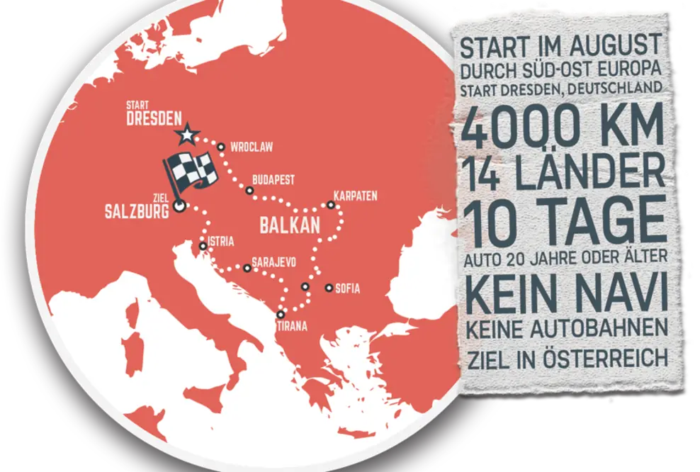 rote Nasen auf dem Balkan