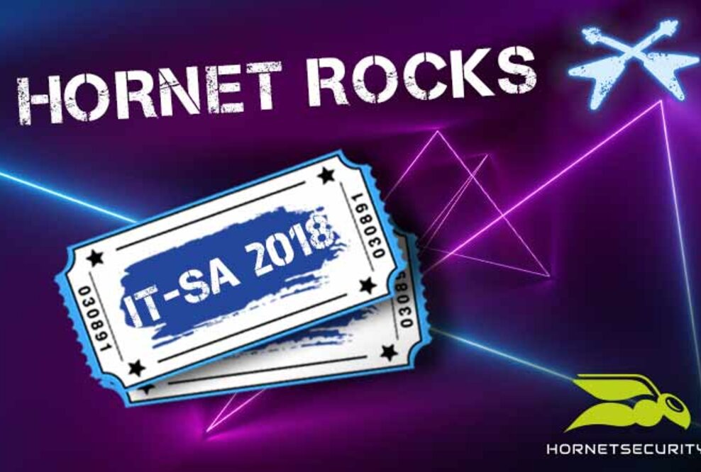 Hornetsecurity rockt die it-sa 2018