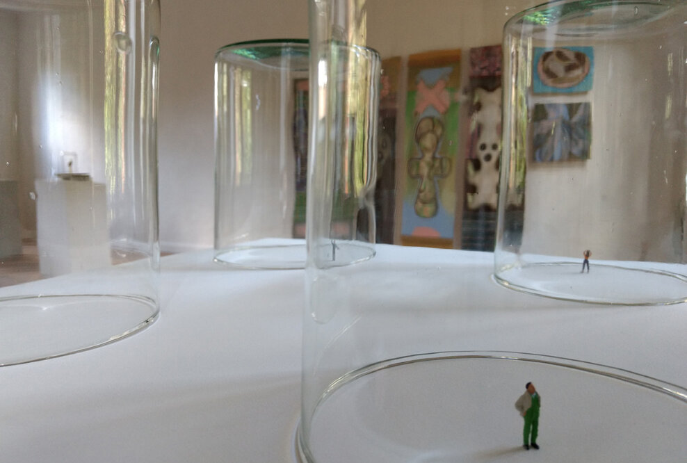 Kunstausstellung „GlasWerk" in Röderhof b. Halberstadt in Zusammenarbeit mit der Glasmanufaktur Harzkristall Derenburg