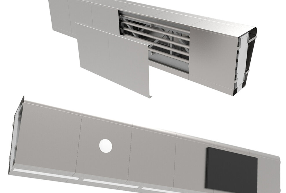 Licht-Medienlösung für Bahnhöfe in Meeresnähe