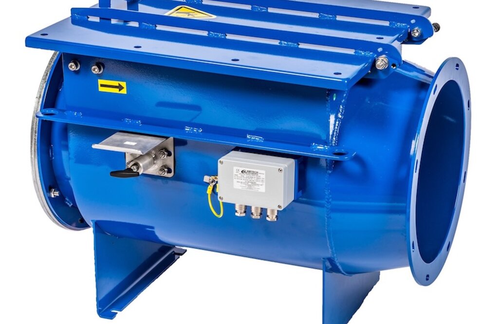 Rückschlagklappen leisten zuverlässigen und kostengünstigen Explosionsschutz