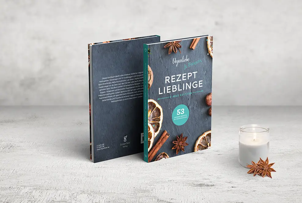 Weltvegantag: Veganliebe veröffentlicht Kochbuch mit 53 leckeren veganen Rezepten zur Weihnachtszeit von ausgewählten Foodbloggern und Gäste