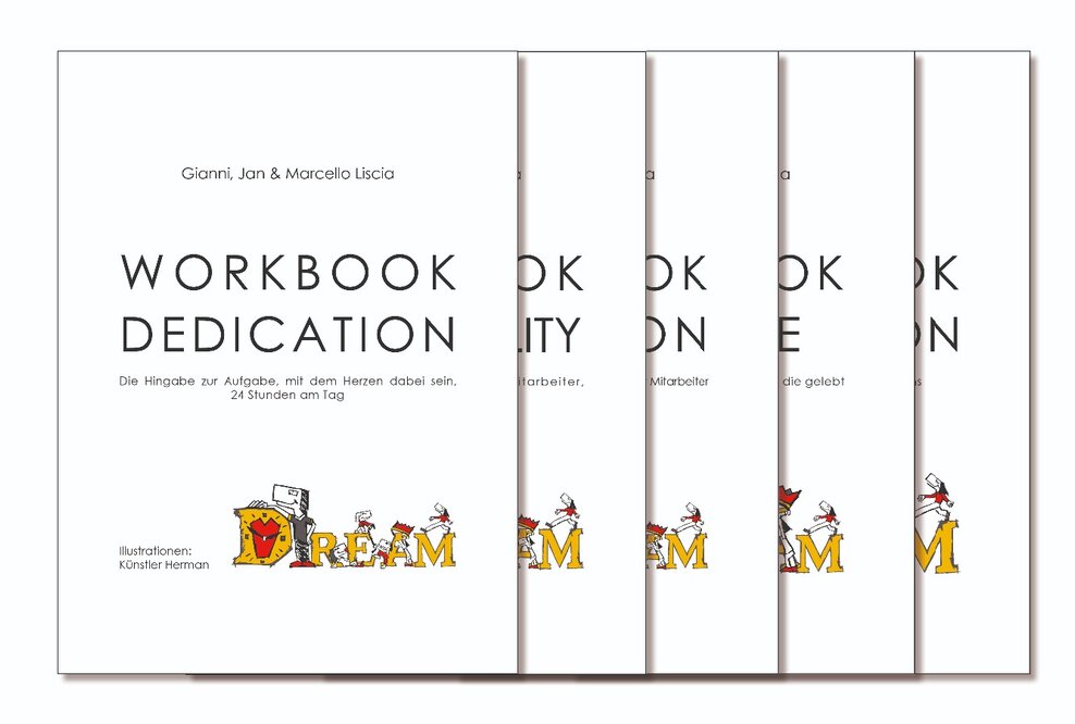 Fünf auf einen Streich – Auf das erste Buch folgen fünf Workbooks!