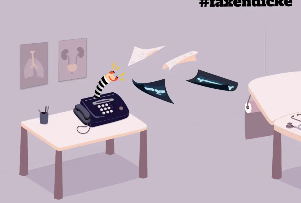 Neue Initiative #faxendicke will Fax in der Medizin abschaffen