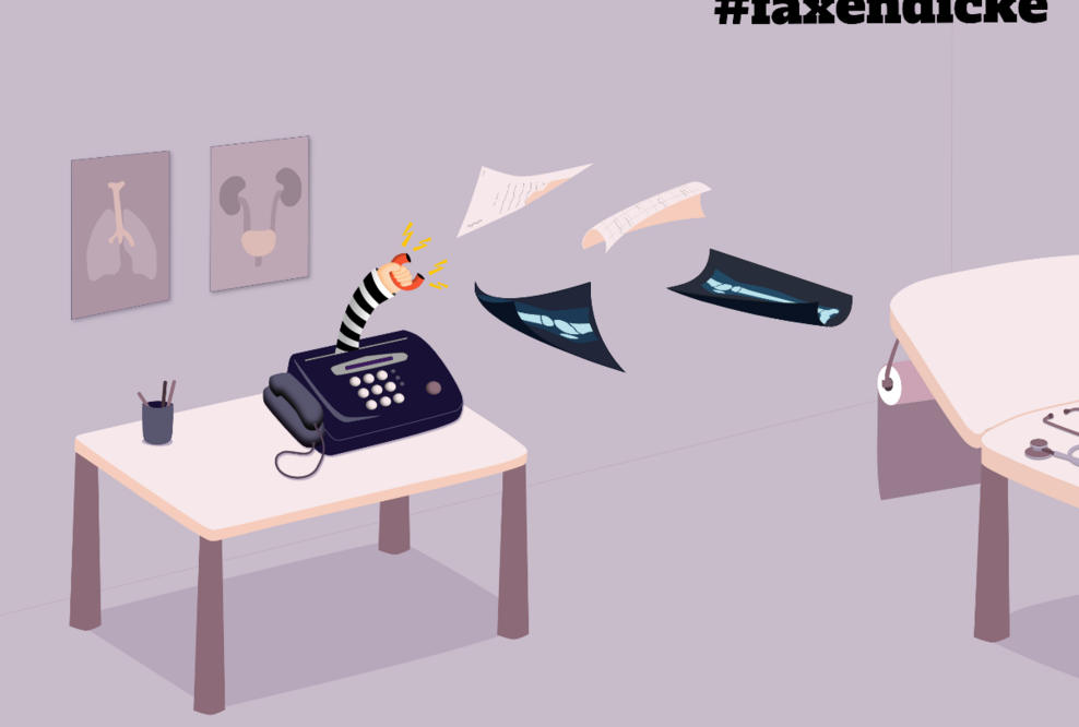Neue Initiative #faxendicke will Fax in der Medizin abschaffen