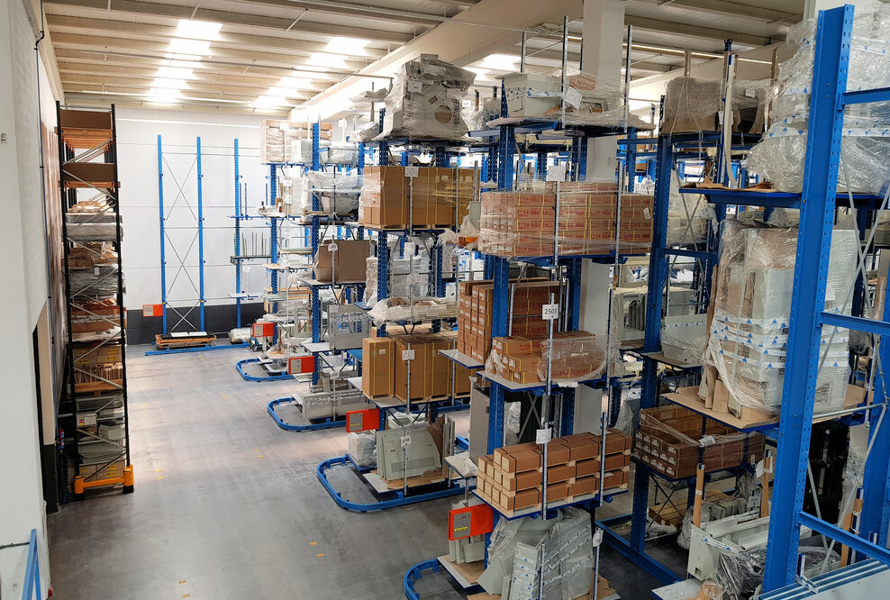 Vielseitige Lagerkapazitäten für Drehmaschinen-Komponenten