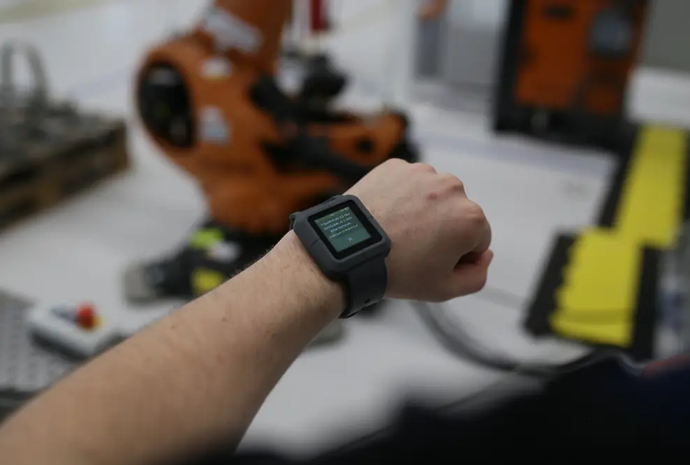 Smartwatches in der Produktion