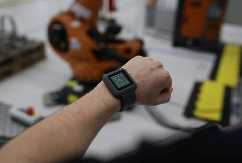 Smartwatches in der Produktion