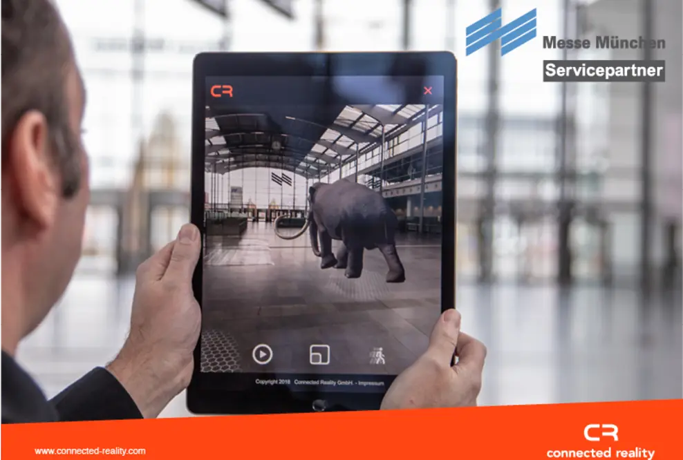 Wir sind neuer Service Partner bei der Messe München für Virtual Reality, Augmented Reality, Touch- und Webapplikation und Photogrammmetrie