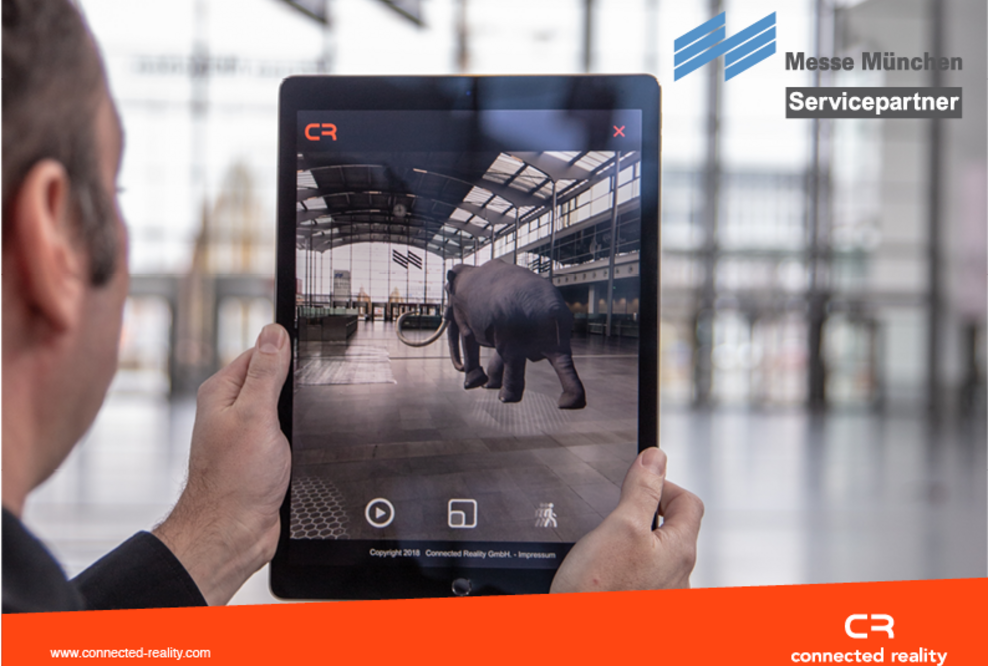 Wir sind neuer Service Partner bei der Messe München für Virtual Reality, Augmented Reality, Touch- und Webapplikation und Photogrammmetrie