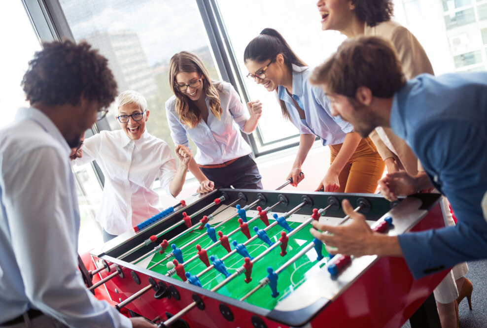 Ein gutes Arbeitsklima bemisst sich nicht an der Anzahl der Kickertische