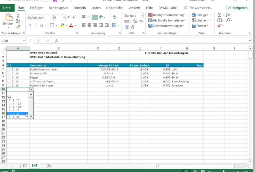 GAEB-Online 2018 - V7: Kostenlos updaten, noch schneller kalkulieren