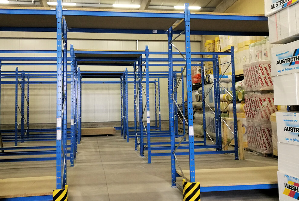 Regalsysteme im Baustoffhandel - mehr Platz in der dritten Dimension