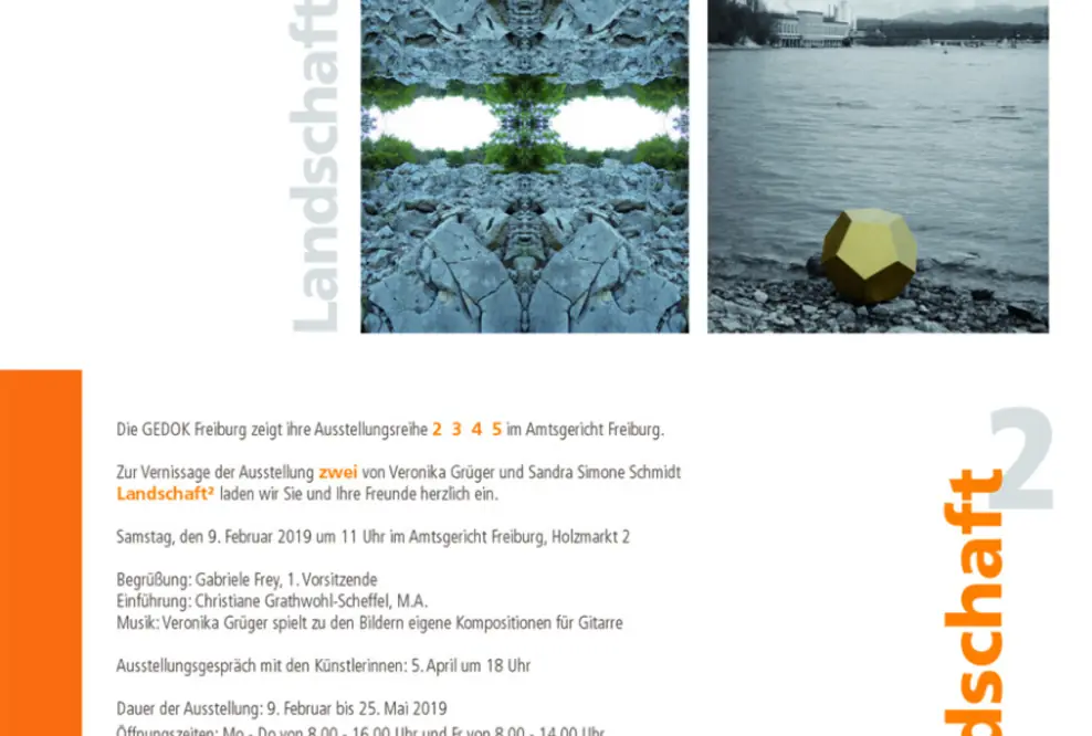 ZWEI: „Landschaft2“ - Veronika Grüger und Sandra Simone Schmidt