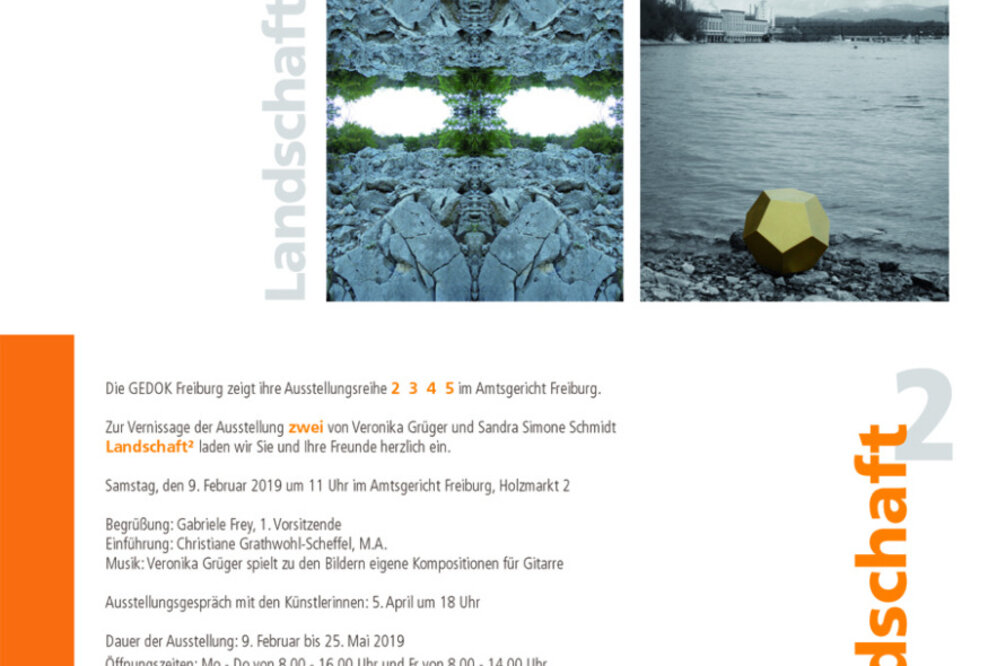 ZWEI: „Landschaft2“ - Veronika Grüger und Sandra Simone Schmidt