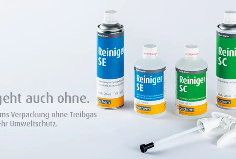 Buchem Chemikalien ohne Treibgas für mehr Effizienz plus Umweltschutz