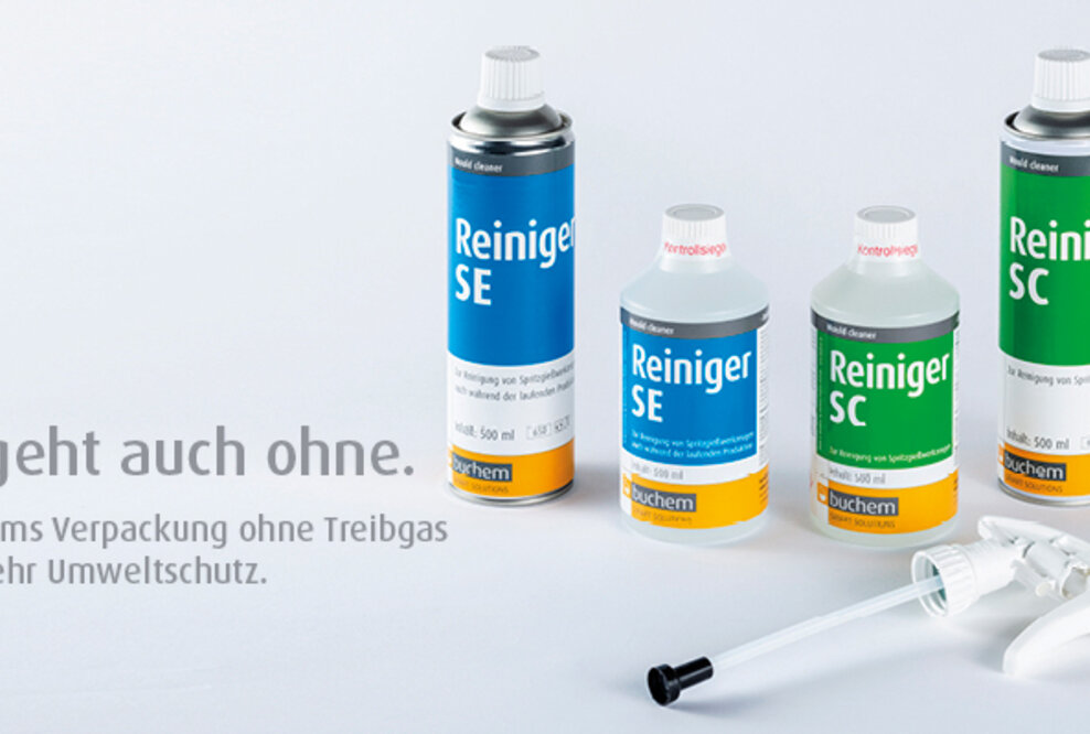 Buchem Chemikalien ohne Treibgas für mehr Effizienz plus Umweltschutz