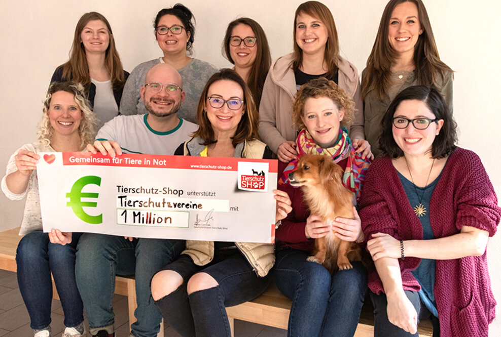 Eine Million Euro Geld-Prämie für Tierschutzvereine gesammelt