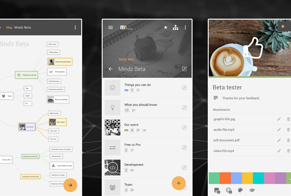 Mindz App - Mindmapping-Tool startet Beta und sucht Tester.