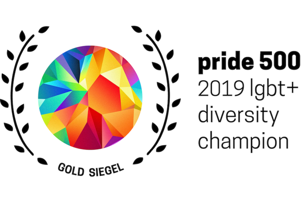 PRIDE 500 - Das olympische Siegel für Deutschlands LGBT+ freundlichsten Arbeitgeber ist zurück!