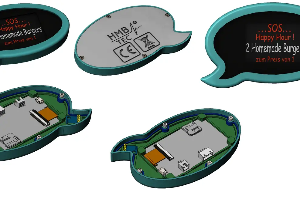 „SOS-Buddy Table Messenger“ - oder „die multifunktionale Sprechblase“