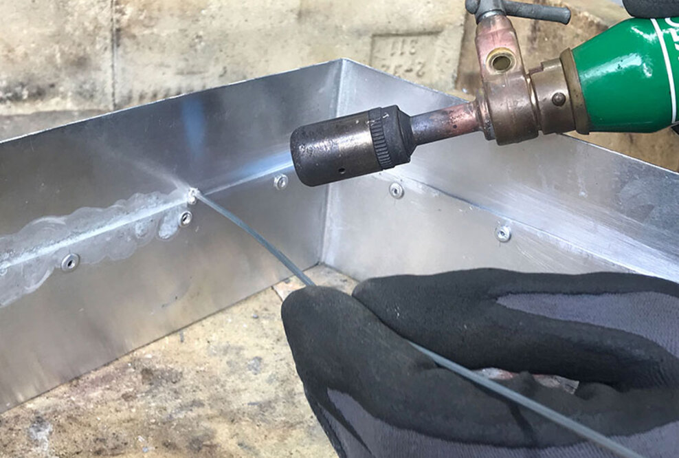Wirtschaftliches und perfektes Weichlöten von Aluminium