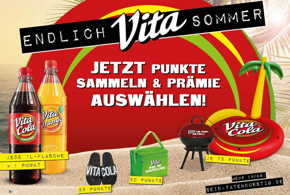 „Endlich VITA Sommer!“: VITA COLA macht Lust auf die heiße Jahreszeit