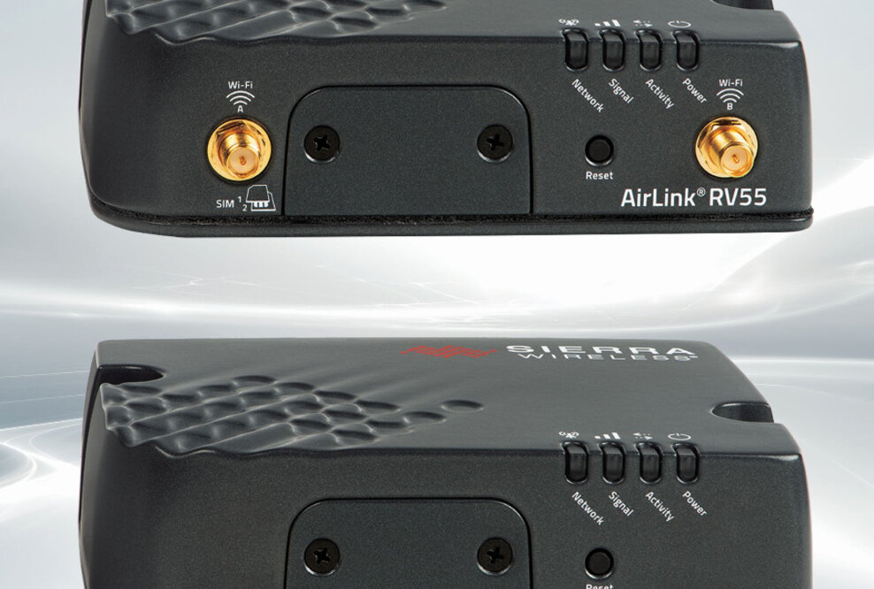 AirLink® RV55: Robuster LTE-A Pro Router mit Dual-Band WiFi