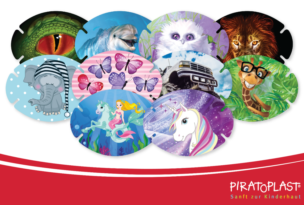 Piratoplast® verleiht Kinderfantasie Flügel – 10 neue Motive gehören ab Mai 2019 zum Augenpflastersortiment