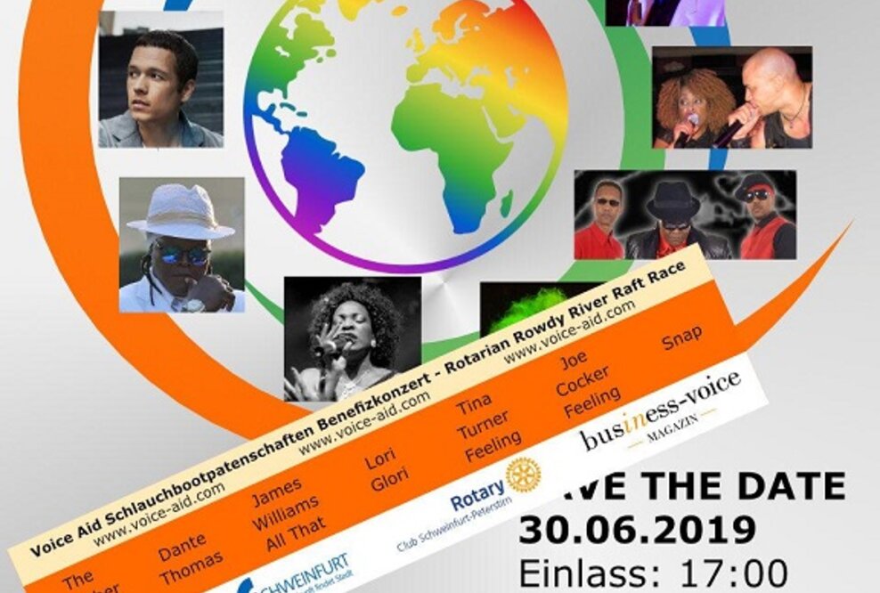 Benefizkonzert der Voice Aid Association e.V. hat Premiere in Schweinfurt