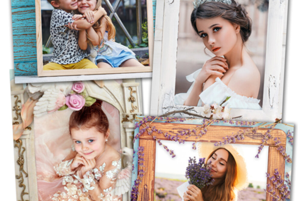 Shabby-Chic-Rahmenpaket von AKVIS: Landhaus-Charme für Ihre Fotos