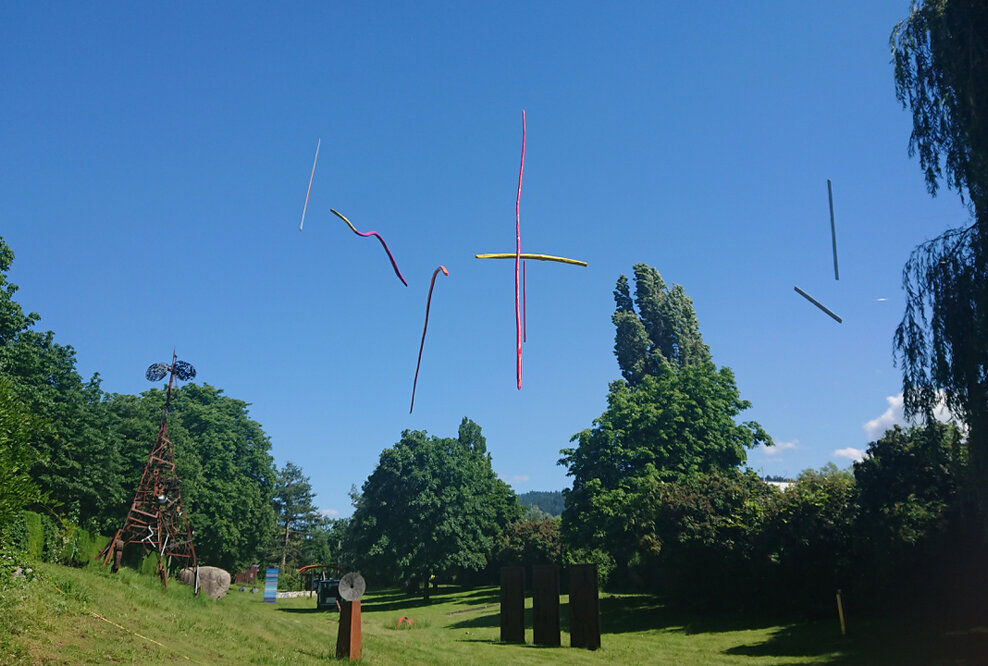 Ausstellung im Skulpturenpark: Kunst auf der Liegewiese des Faulerbads und in der Faulerstraße