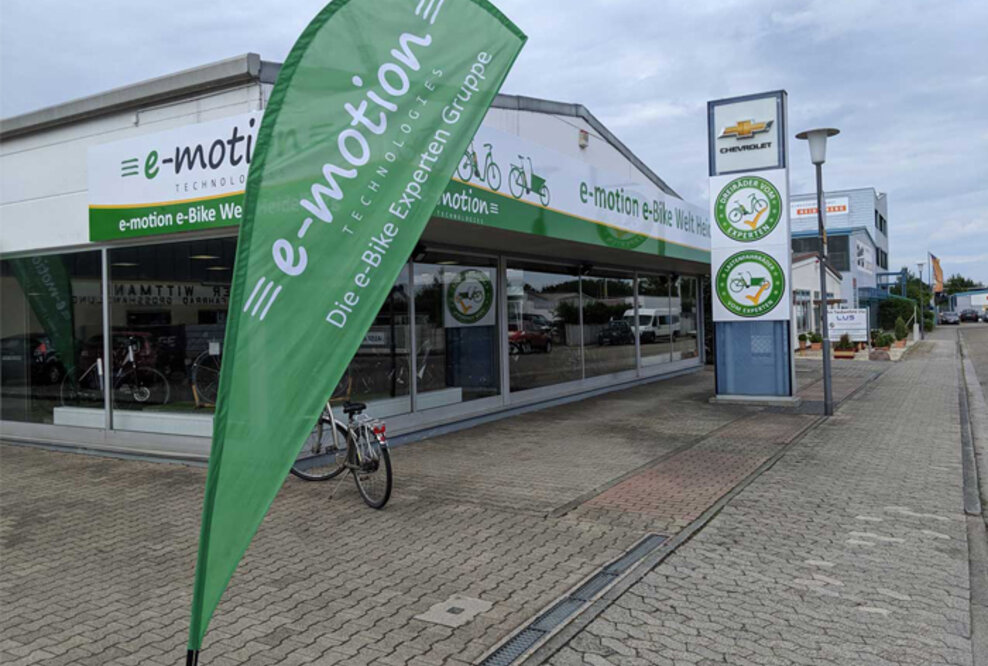 Neue e-motion e-Bike Welt in Heidelberg eröffnet