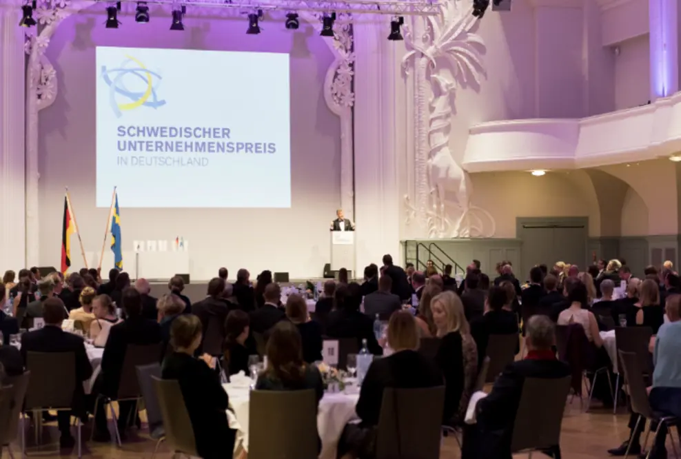 60 JAHRE SCHWEDISCHE HANDELSKAMMER IN DEUTSCHLAND: SCHWEDISCHE UNTERNEHMEN WERDEN AUSGEZEICHNET