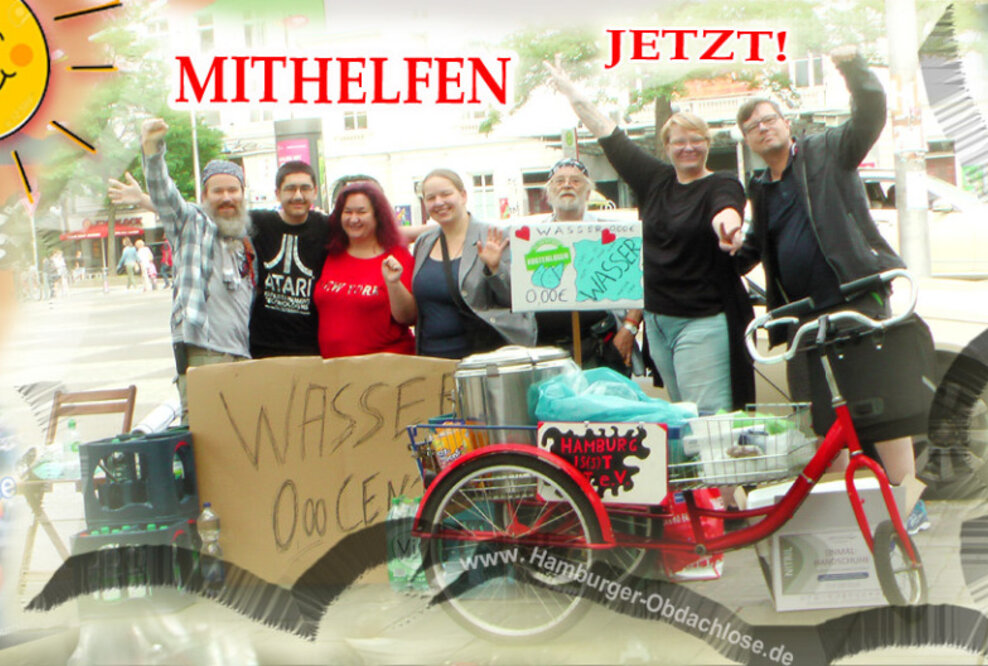 Sammeln und Verteilen - gemeinsam für die Obdachlosen