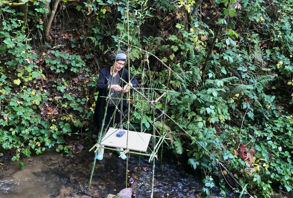 Atelierausstellung in der Zähringer Mühle: Susanne Allgaier - Visualisierung des Wassers