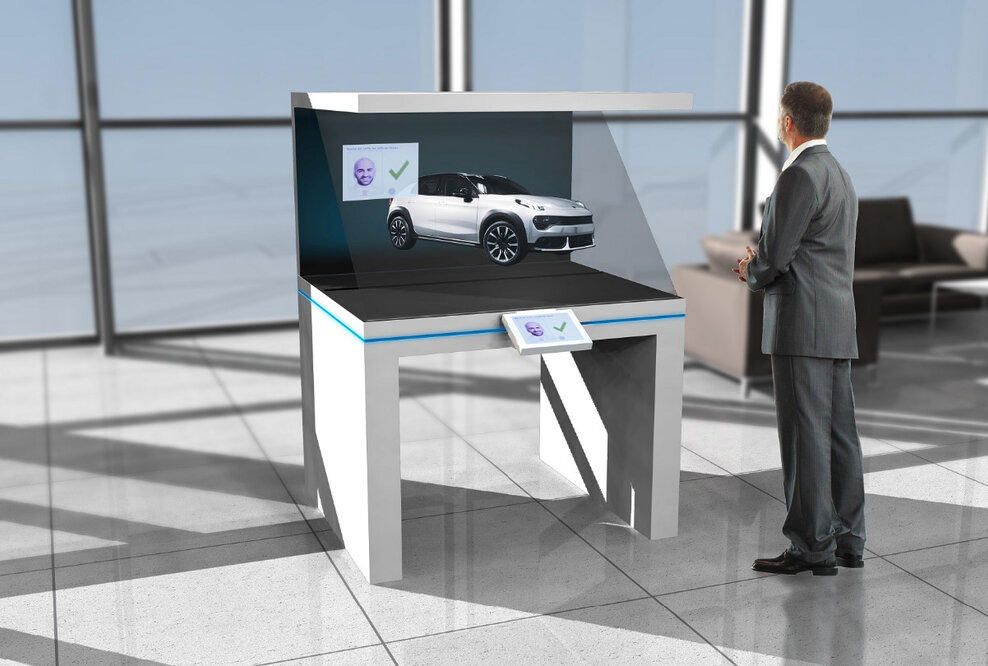 Interaktives Hologramm mit Echtzeit-Personalisierung - HOLOCO 4.0