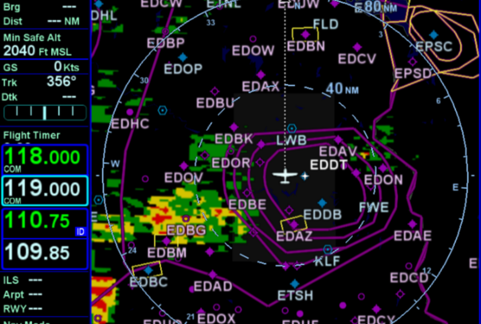 sky[nav]pro™ Wetter- und Traffic nun auch für AVIDYNE: Neue Schnittstelle zu AVIDYNE IFD100 und ForeFlight Mobile