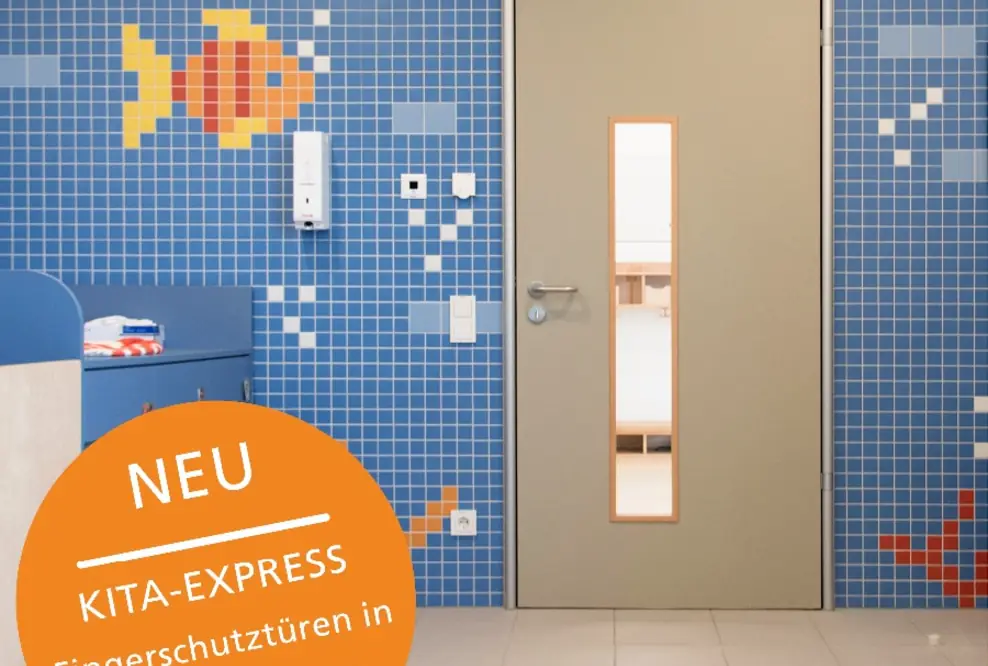 KITA-Express-Programm für Fingerschutztüren – Küffner liefert Komplettelemente
