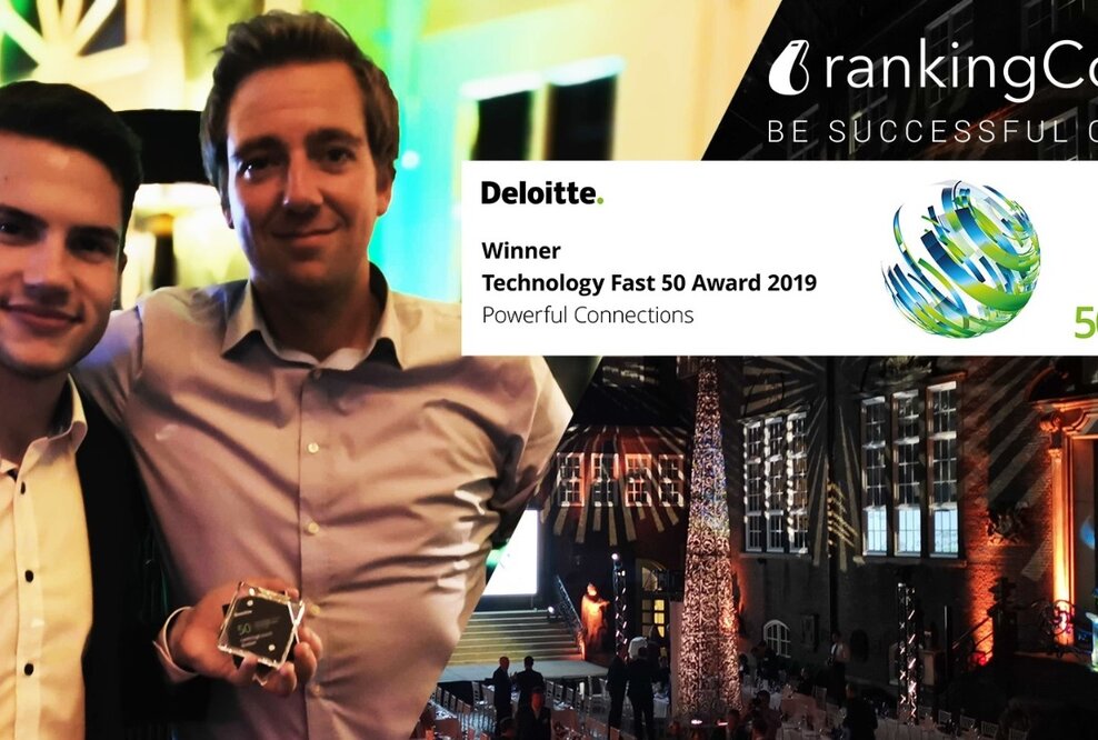 rankingCoach erzielt 38. Platz der Technology Fast 50–Deutschlands am schnellsten wachsende Technologieunternehmen