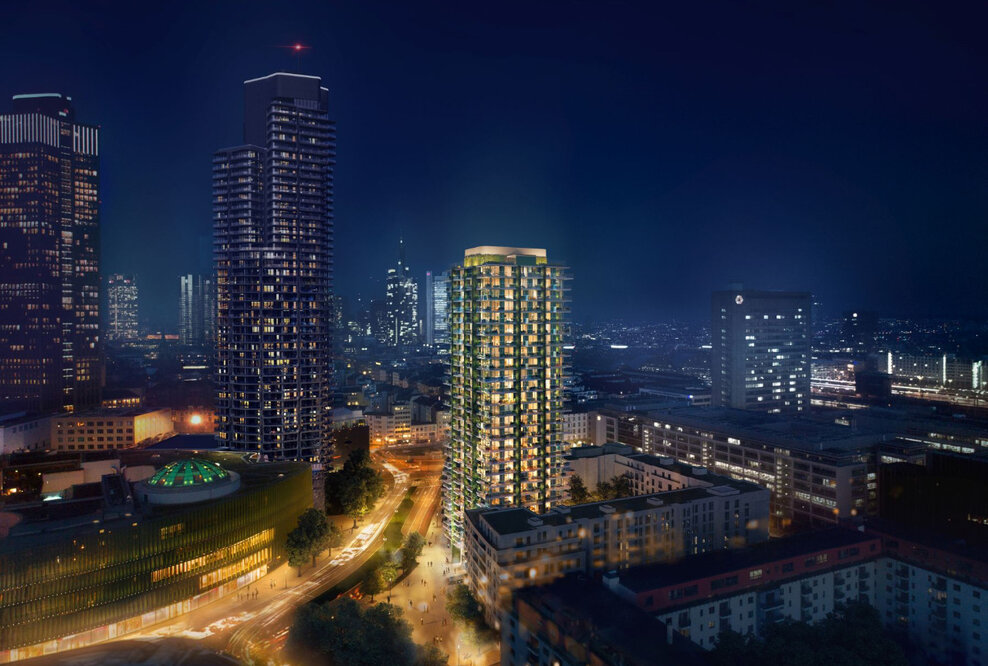 Der neue Eden Tower holt Pflanzen zurück in die Stadt - 185.000 Pflanzen schaffen ein grünes Erlebnis