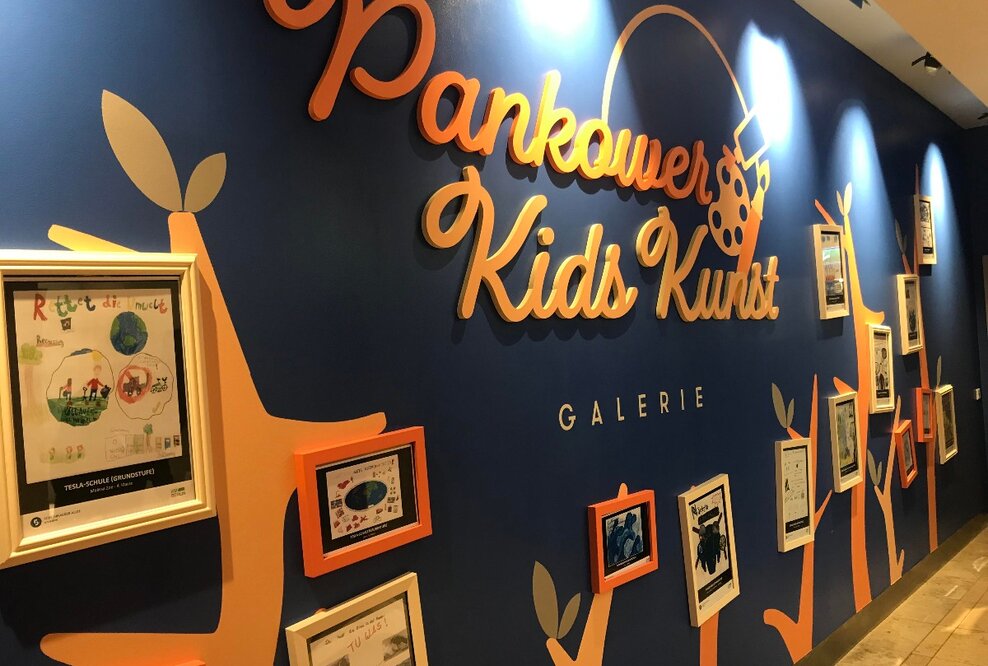 Kunstgalerie von Pankower Schulkindern in den Schönhauser Allee Arcaden eröffnet