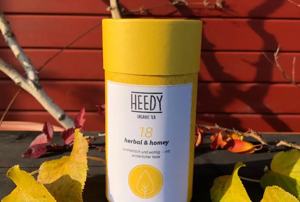 Nachhaltiger Genuss von HEEDY - Plastikfrei verpackter Bio-Tee