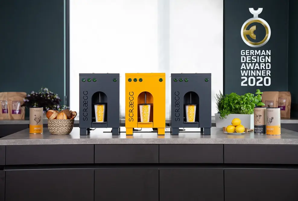 SCRAEGG mit German Design Award 2020 ausgezeichnet